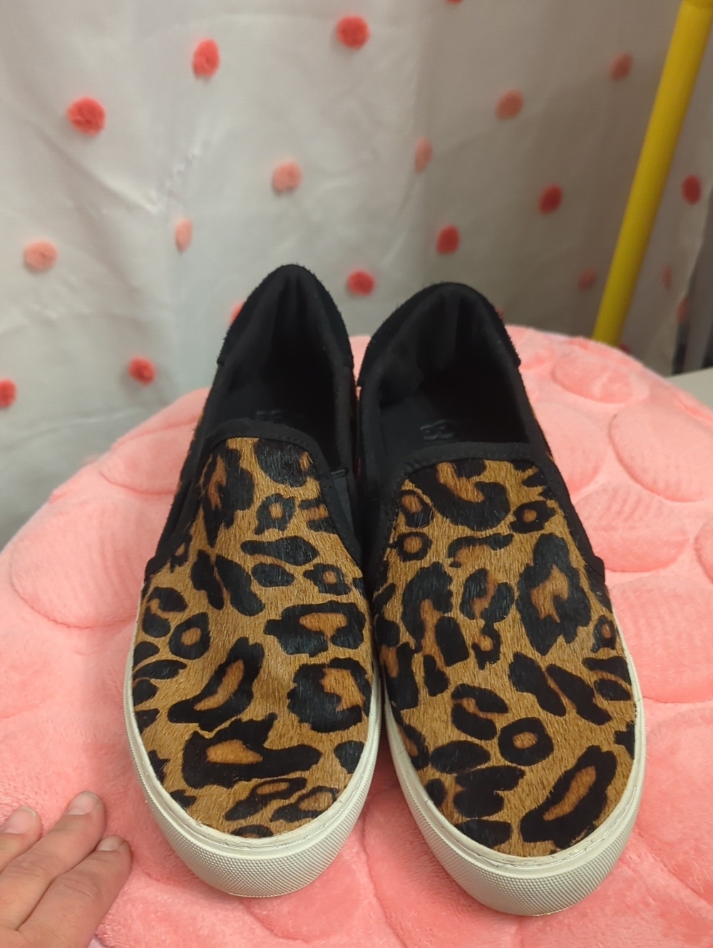 UGG Leopard-Print Slip-On Sneakers in Brown and Black